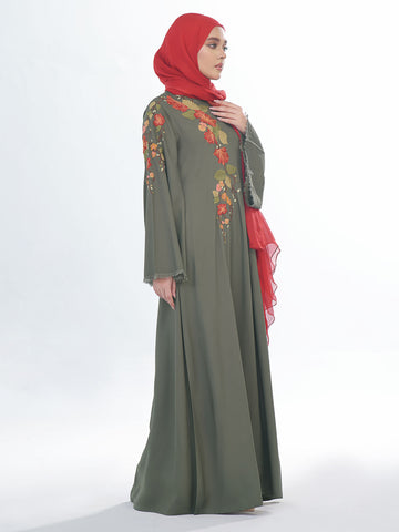 Autumn Whispers Abaya